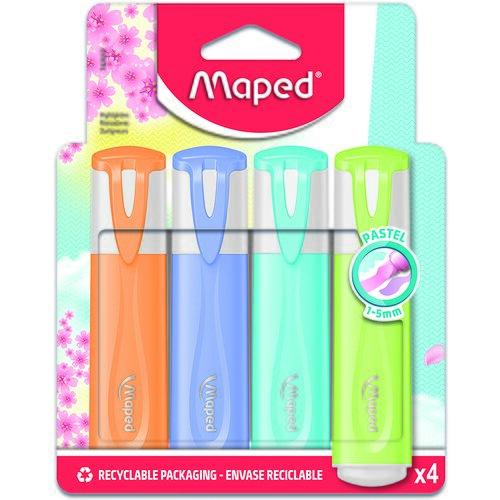  TEKST MARKER MAPED PASTEL SET 1/4 Cene