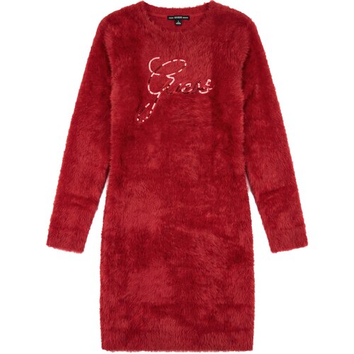 Guess LS SWEATER DRESS Crvena Slike