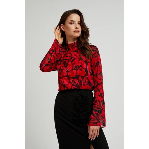 Marisse Women&amp;#039;s Shirt Z-Ko-4543 Black_Red Slike