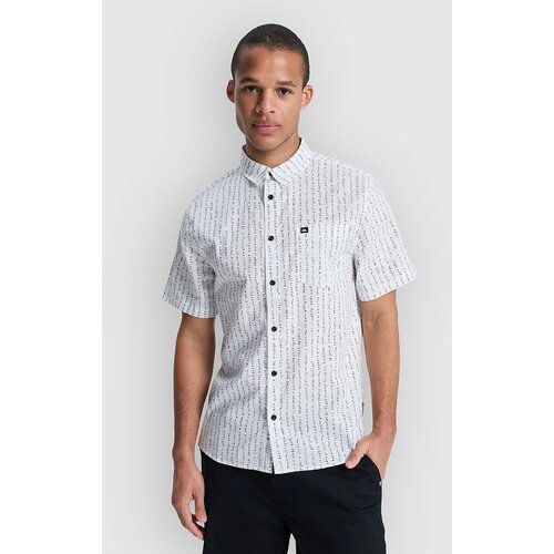 Quiksilver Apero Classic Srajca bone white small geo 32 Cene