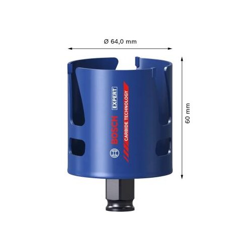 Bosch expert construction material pc plus testera za otvore 64mm, 2608901928 Cene