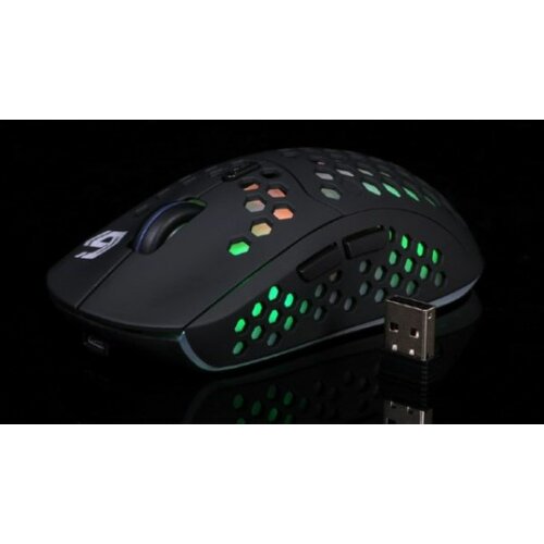Gembird MUSG-RAGNAR-WRX500 gejmerski bežični miš LED illumination Li-battery 6-button 125mm Slike