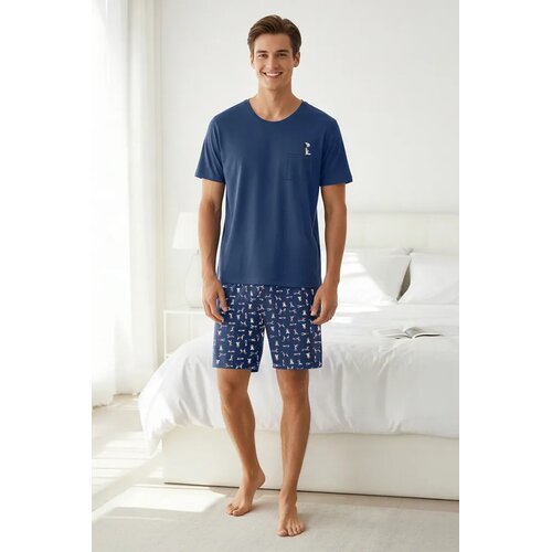 Trendyol Mu&scaron;ki set pidžame Thmss21Pt0324, Plavi Cene