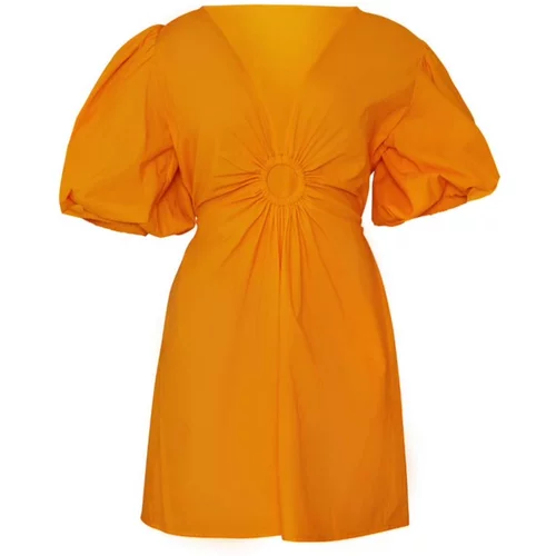 Chi Chi London Obleka oranžna