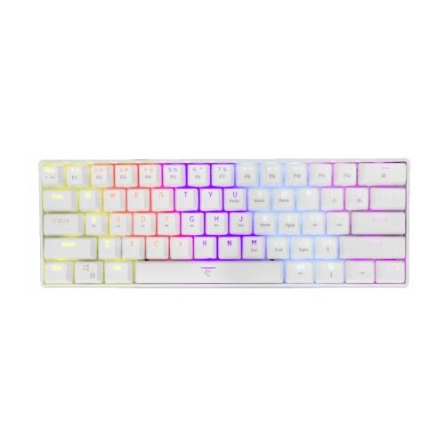 White Shark tipkovnica USB bela/rjava mehanska stikala SLO GK-2022 SHINOBI-W Cene