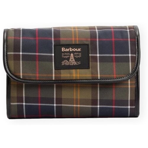 Barbour Denarnice Tartan Hanging Washbag - Classic/Beacon Večbarvna Slike