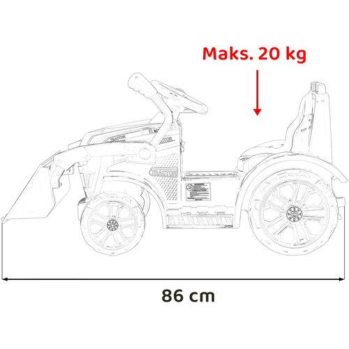  Traktor na akumulator G320 Slike