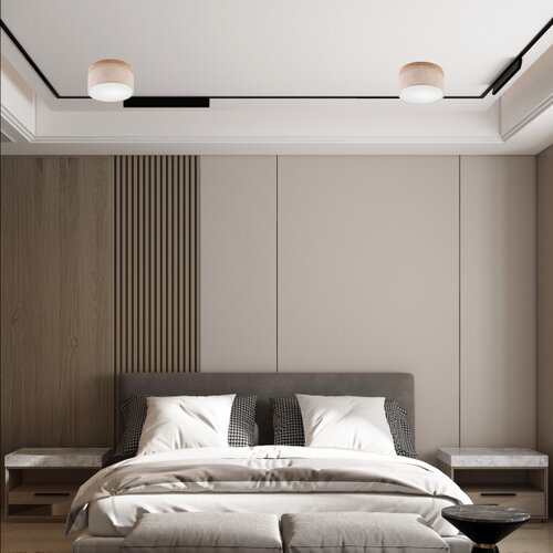  Brilagi - LED plafonsko svetlo BELLADONNA 1xE27/15W/230V, prečnik 30 cm, bež/hrast Slike