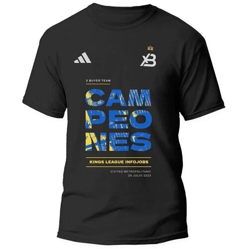 Adidas Majice s kratkimi rokavi Campe&oacute;n Split 2 Kings League Črna Cene