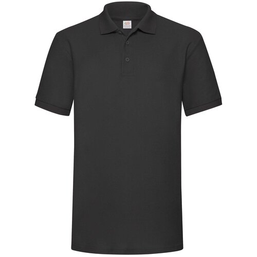 Fruit Of The Loom Heavy Polo Friut of the Loom Black T-Shirt Cene