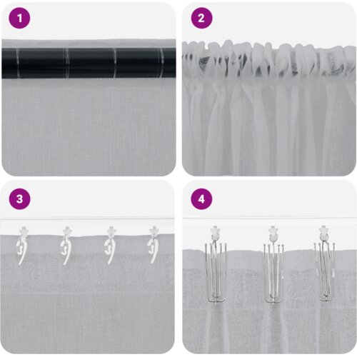 VidaXL Zavjese sa zavjesama 2 pcs Tamnosiva 140 x 245 cm Poliester Slike