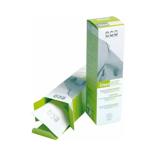 eco cosmetics Mlijeko za čišćenje 3u1 sa zelenim čajem i mirtom