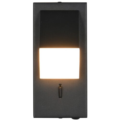  Mat črna LED stenska svetilka Raglan – Cene