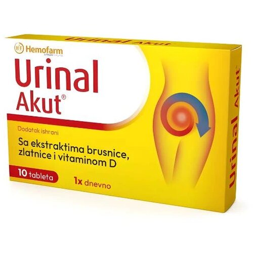 Hemofarm Tablete Urinal Akut, 10 tableta Slike