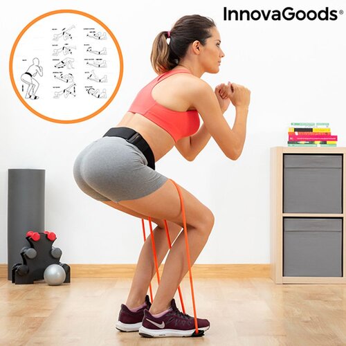 InnovaGoods Pojas s Trakama za Otpor za Stražnjicu i Vodič za Vježbanje Bootrainer Slike