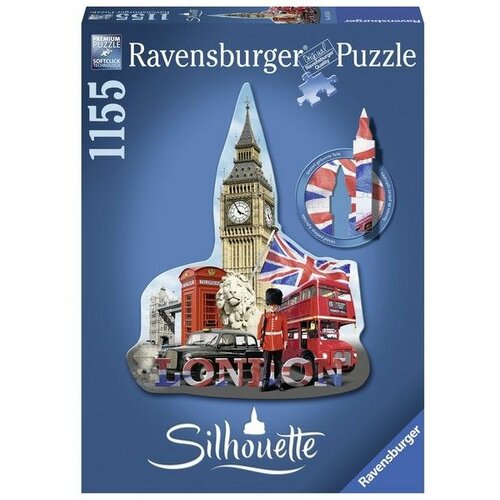 Ravensburger puzzle - Big Ben silueta - 800-1200 delova Slike