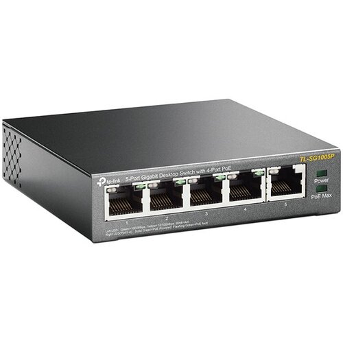 Tp-link TL-SG1005P 5-Port Gigabit Unmanaged Switch with 4-Port PoE+, 802.3af/at PoE+, 65W PoE Power supply,... Cijene