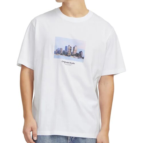 Jack & Jones Muška majica Picture Tee Ss Crew Neck Sn, Bela Cene