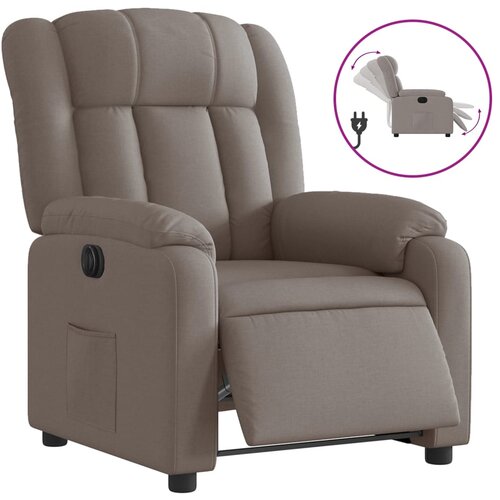 Maison Chic Električni naslanjač - Relax naslanjač taupe blago, (22061541) Slike