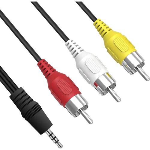 Amiko Činč 3 x RCA na Jack 3.5mm kabl, 1.2 met - Jack 3.5 mm - AV cable (RCA) Cene