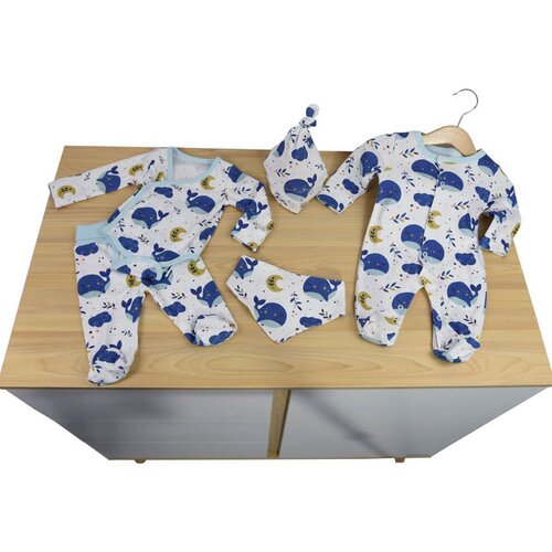 Bebe Stars 5- dijelni poklon set Kit, plavi Slike
