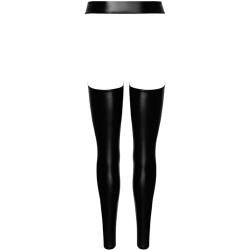 Noir Handmade - sjajne tajice - chaps (crne) - L Cijene