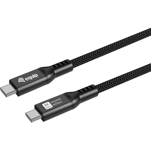 Equip USB 4 C to C Cable, 1.2m, PD240W, 8K /60Hz, 80Gbps, Black Cijene