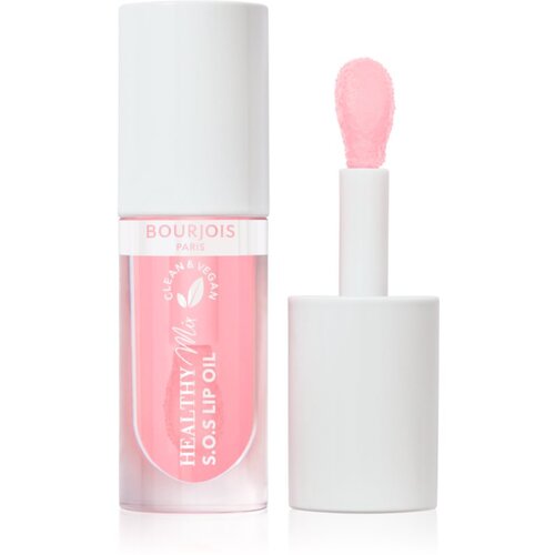 Bourjois Healthy Mix Clean &amp;amp; Vegan S.O.S Lip Oil olje za ustnice 4.5 ml Odtenek 1 douceur de rose Slike