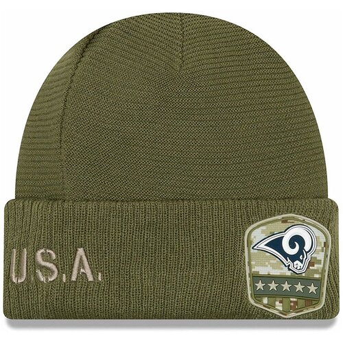 New Era Los Angeles Rams 2019 On-Field Salute to Service zimska kapa Cene