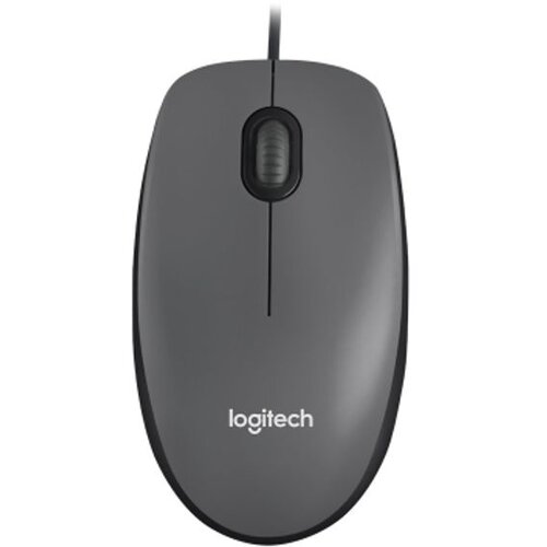 Logitech M90 Corded Mouse - GREY - USB - EWR2 Cene