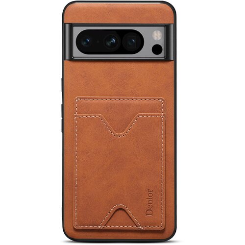 INORCO DENIOR za Google Pixel 8 torbica za mobilni telefon iz PU usnja, prevlečena s TPU proti padcem, z režo za kartice na stojalu, (22034572) Slike