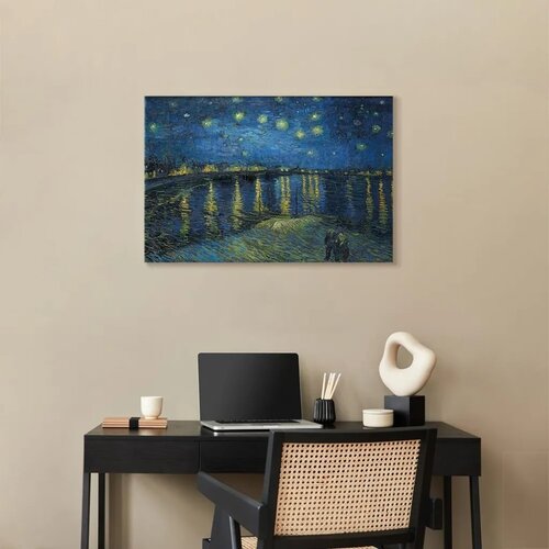  Slika - Vincent van Gogh &amp;ndash; Starry Night Over the Rh&amp;ocirc;ne 60x40 Standard Slike