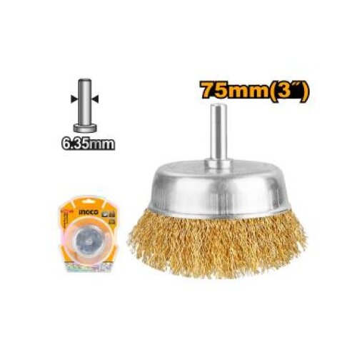 Ingco BRUSNA ČETKA RAVNA 75mm 3 WB30751 Slike