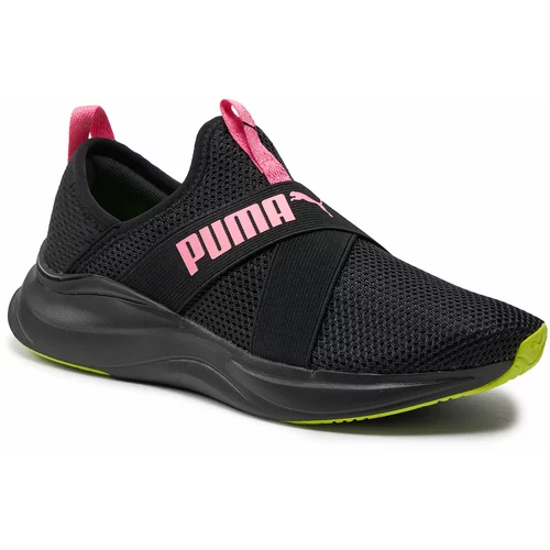 Puma Superge Softride Harmony Slip Wns 379606 04 Black-Electric Lime-Fast Pink