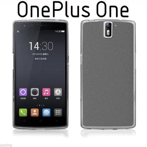  Gumijasti / gel etui Matte za OnePlus One - črni Cene
