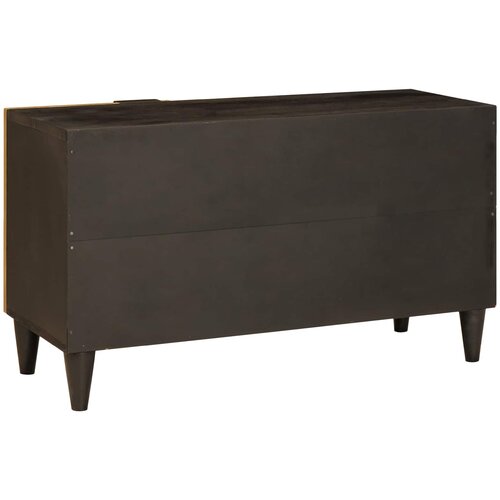  ormar Crna i zlatna 80 x 33 x 46 cm Konstruirano drvo Slike