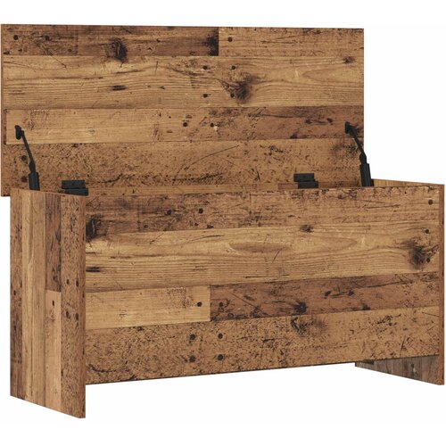  Skladi&amp;scaron;ni kovčeg Staro drvo 100 x 40 x 50 cm Konstruirano drvo Slike