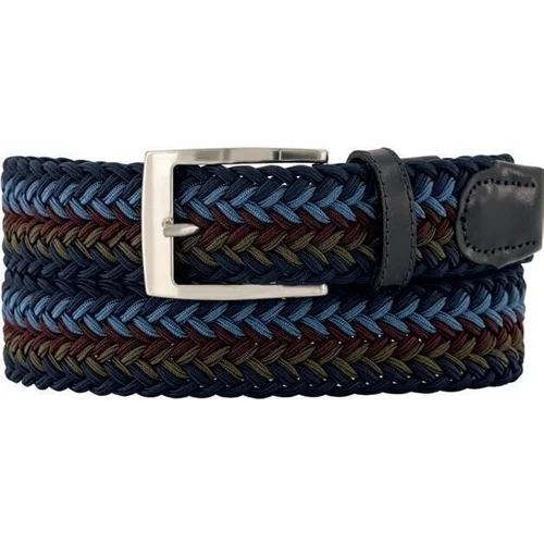 Alberto Multicolor Braided Black 95 cm Remen