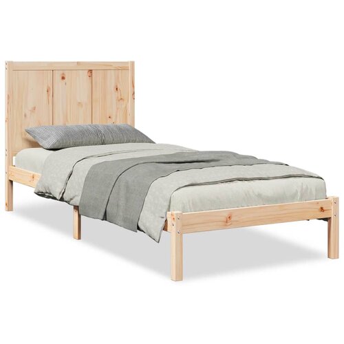 Maison Chic Dalj&amp;scaron;i Posteljni okvir - Dvoposteljna postelja - Zakonska postelja brez vzmetnice 100x210 cm trden les, (21695237) Slike