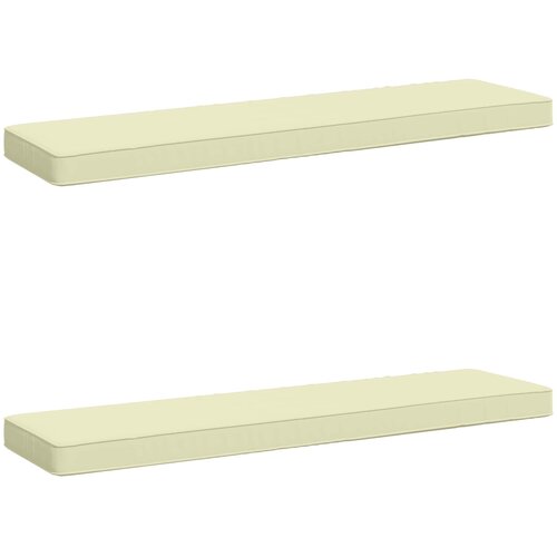  Jastučići za klupe - 2 dijela VUGHT 2 pcs 100% poliester Krem Cene