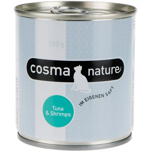 Cosma Varčno pakiranje Nature 24 x 280 g - Tuna & kozice