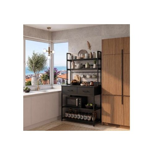 Hanah home Kuhinjska polica Frame Black Cene
