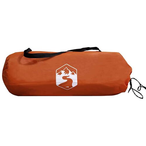 VidaXL &amp;Scaron;ator za 2 osobe sivo-narančasti 320 x 140 x 120 cm taft 185T Slike