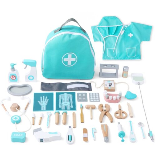UMU® Doctors & Nurses Deluxe Doctor's Set aktivnostna igrača iz lesa Cene