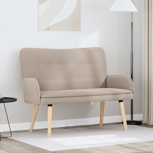 SOFA za dvije osobe Svjetlosiva 115 x 61 x 87 cm Bouclé Cene