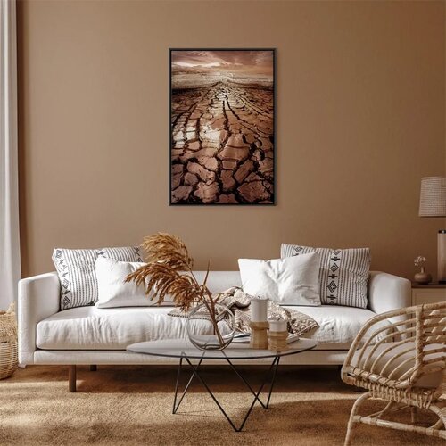  Slika - Drought (1 Part) Vertical 40x60 U crnom drvenom okviru Slike