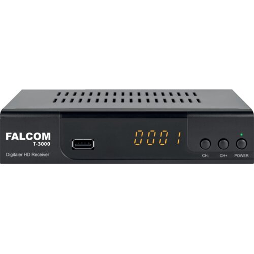 Falcom Prijemnik zemaljski, DVB-T/T2, HEVC, HDMI, USB - T-3000 Cijene