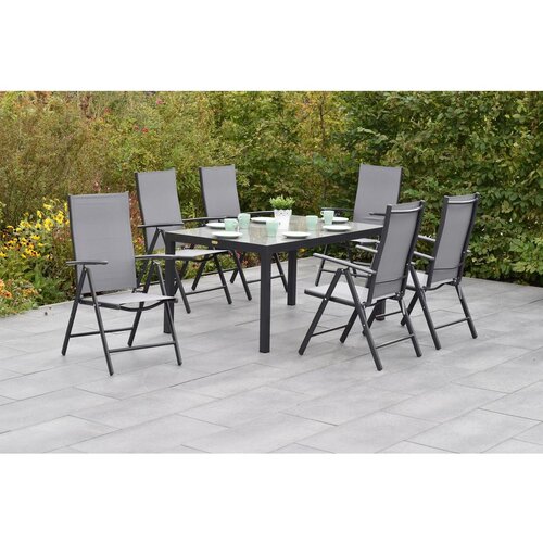 Gardenson Vrtni Set Amalfi, 7-Delni, Siva Cene