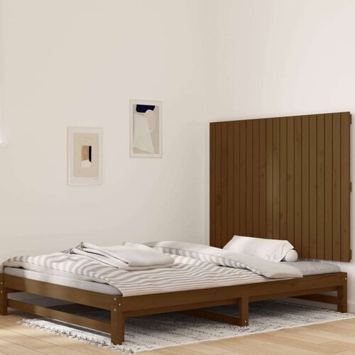  Uzglavlje za krevet boja meda 127 5x3x90 cm masivna borovina Cene