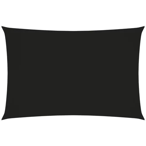 vidaXL jedro protiv sunca od tkanine Oxford pravokutno 2 x 4 m crno